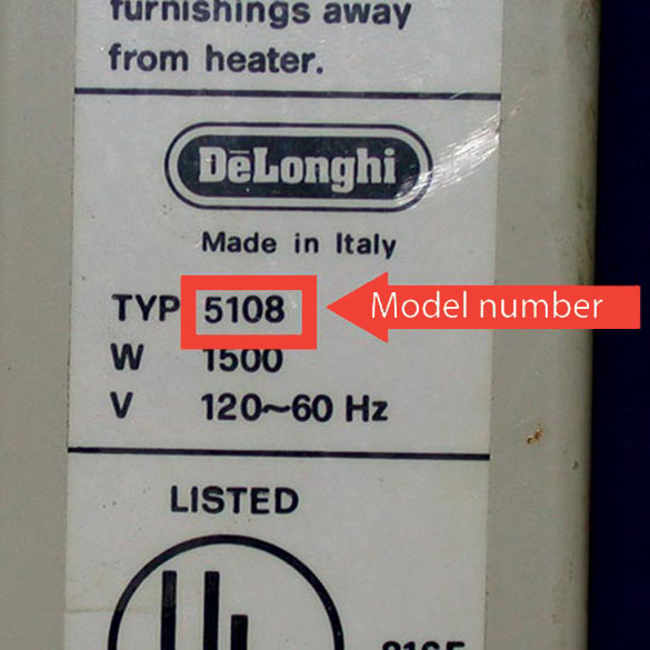 Find model number